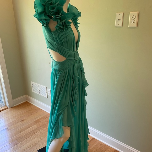 Patbo Flutter Sleeve Maxi Dress Azalea. Size 4. $825. - Picture 8 of 14